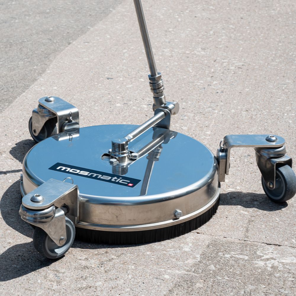 Stainless steel Mosmatic Hurricane Flip floor cleaner