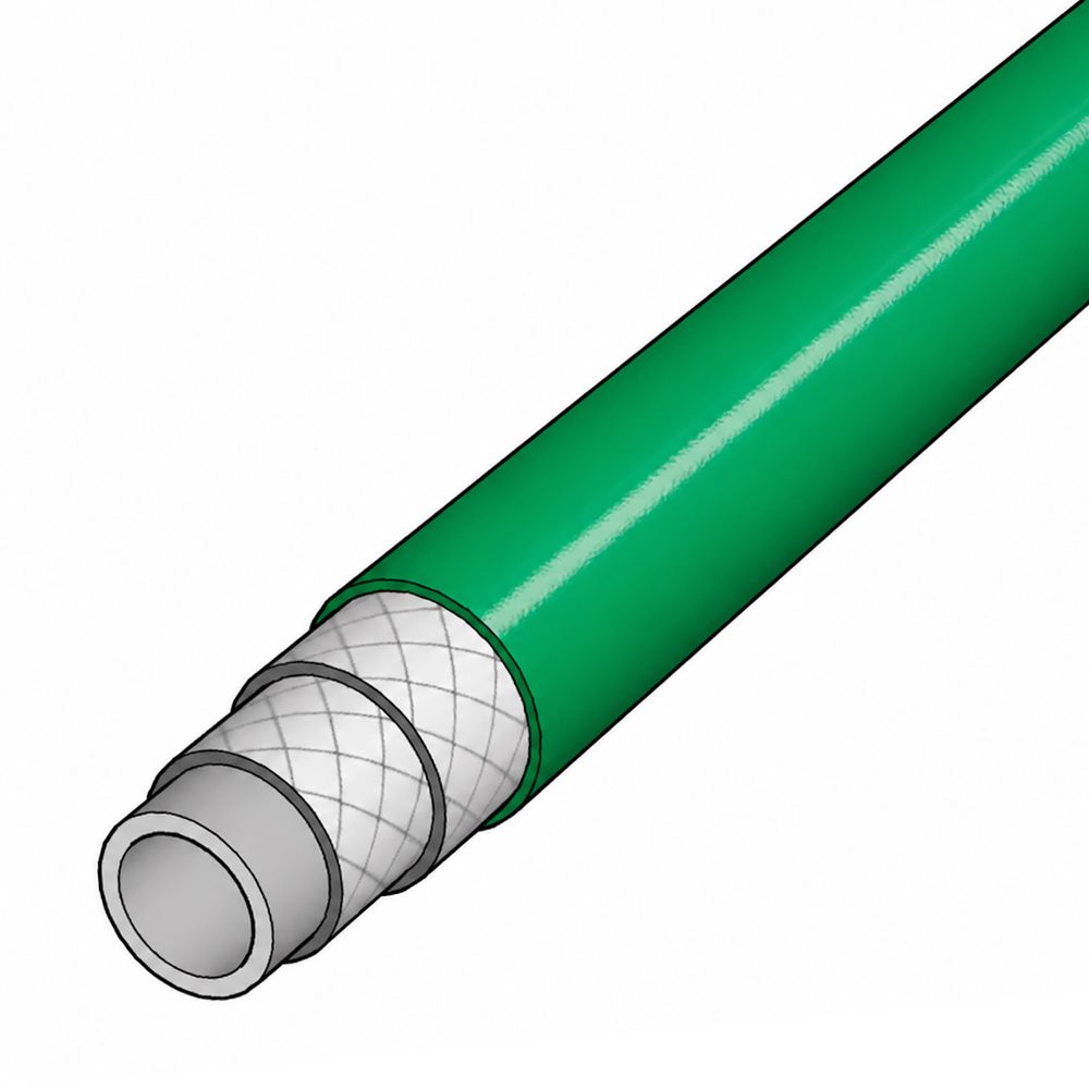 Green 10m Hygiene Ultra hose 40 bar DN12 with 1/2" Female connections at both ends