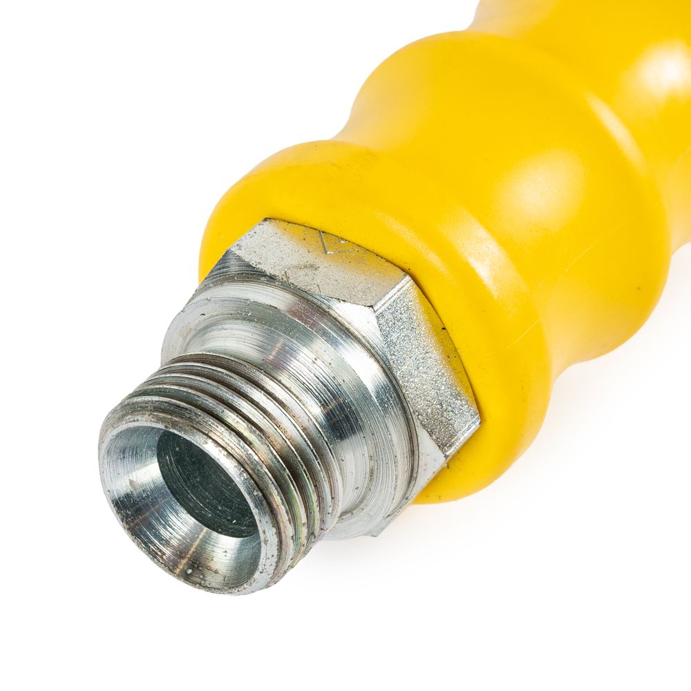 Yellow 30m Hygiene Ultra hose 40 bar DN12 with 1/2" Male connections at both ends