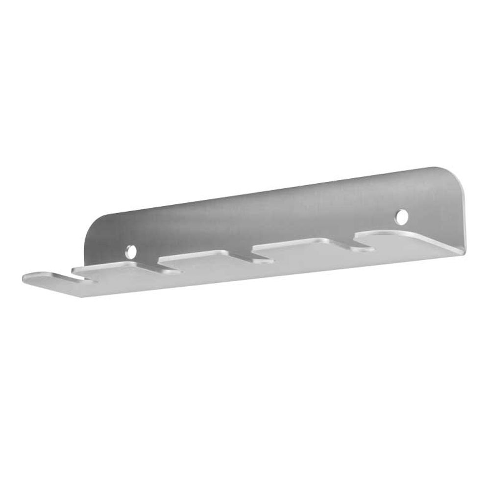 Four-position KEW lance holder for a pressure washer wash area