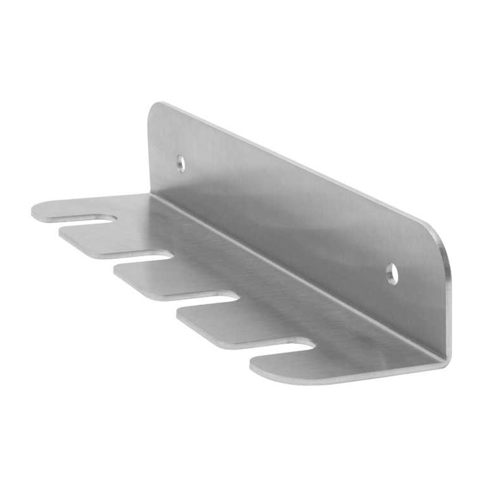 Stainless steel pressure washer lance storage rack