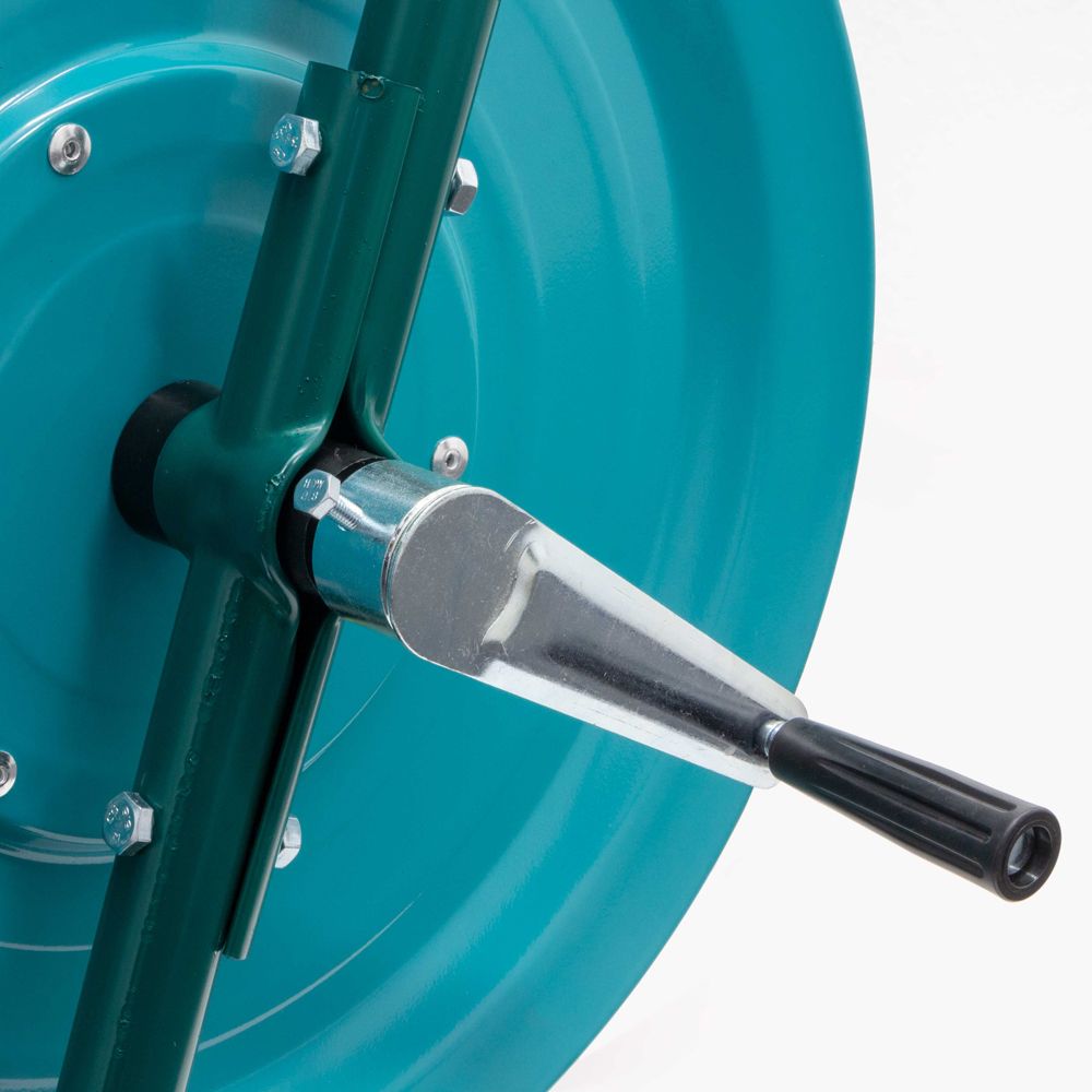 LP Hose Reel Trolley Green 80M X DN19