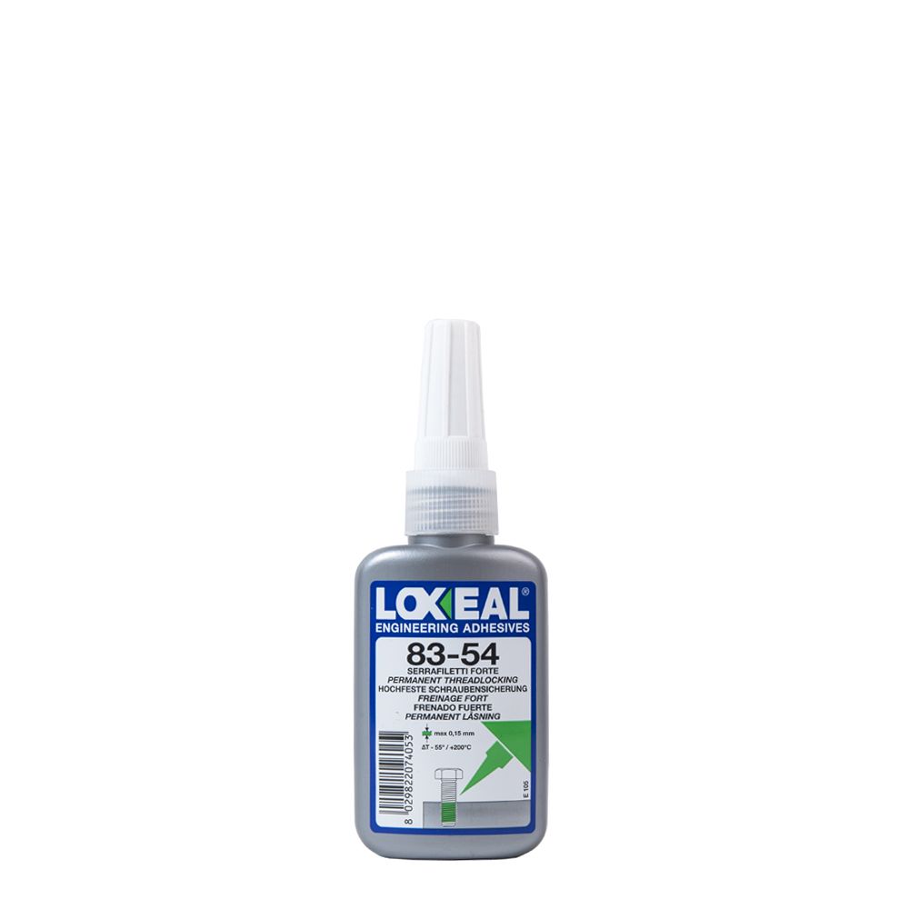 Loxeal 83-54 high-strength threadlocker (50ml) – heat-resistant and vibration-proof for industrial applications.