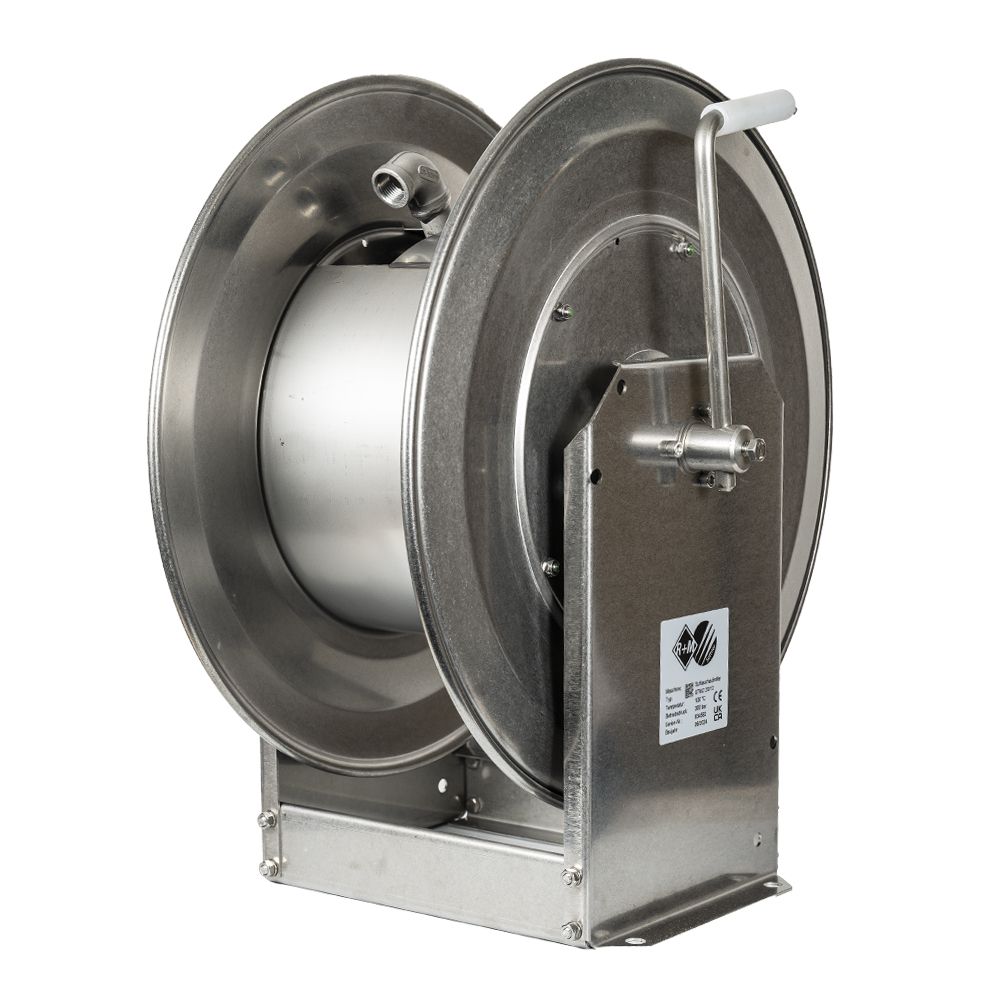 Manual Stainless Steel 35 Meter Pressure Washer Hose Reel 
