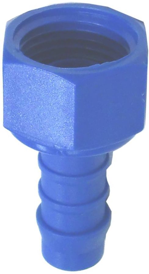 HOSE TAIL PLASTIC TAPERED FEMALE-3/4" F X 12mm