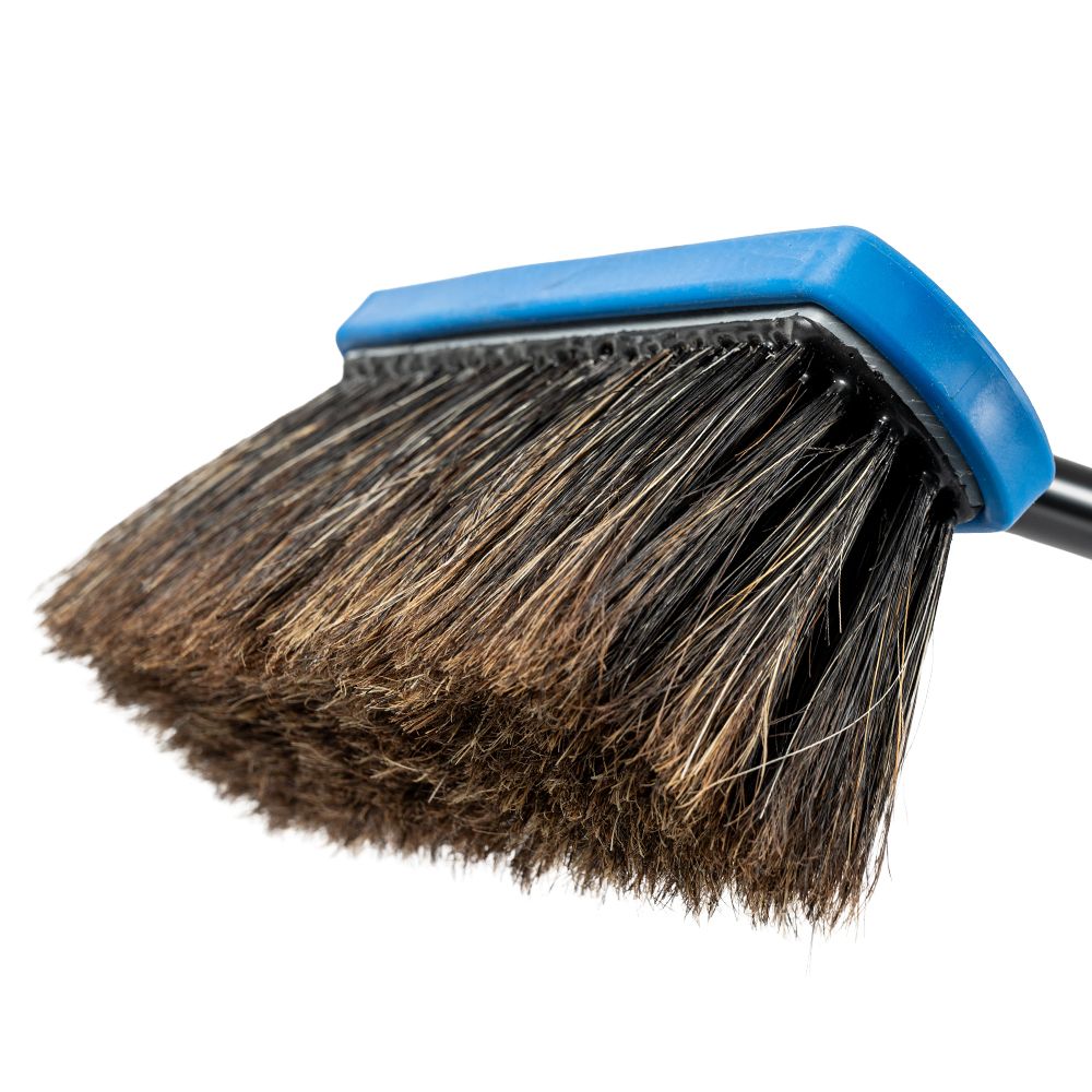 ERIE commercial car wash brush with protective blue bumper