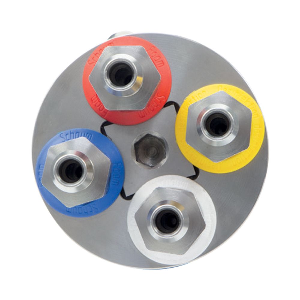 ST-163.1 colour-coded four-chemical dosing manifold