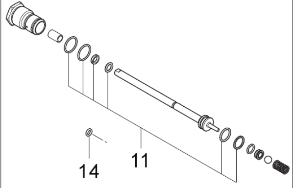 Nilfisk NA5 Unloader Repair Kit 