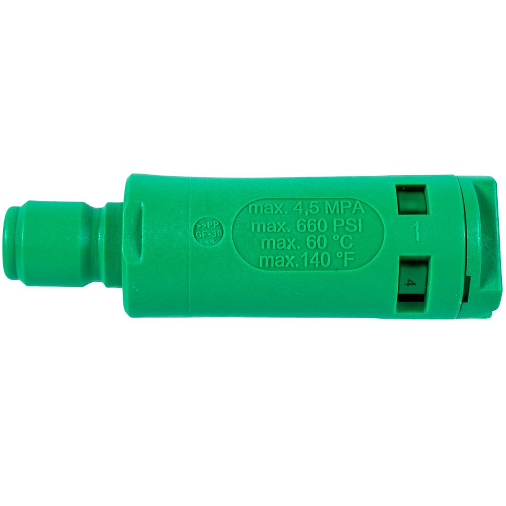 ST3100 Green Plastic QR Foam Nozzle 50/200