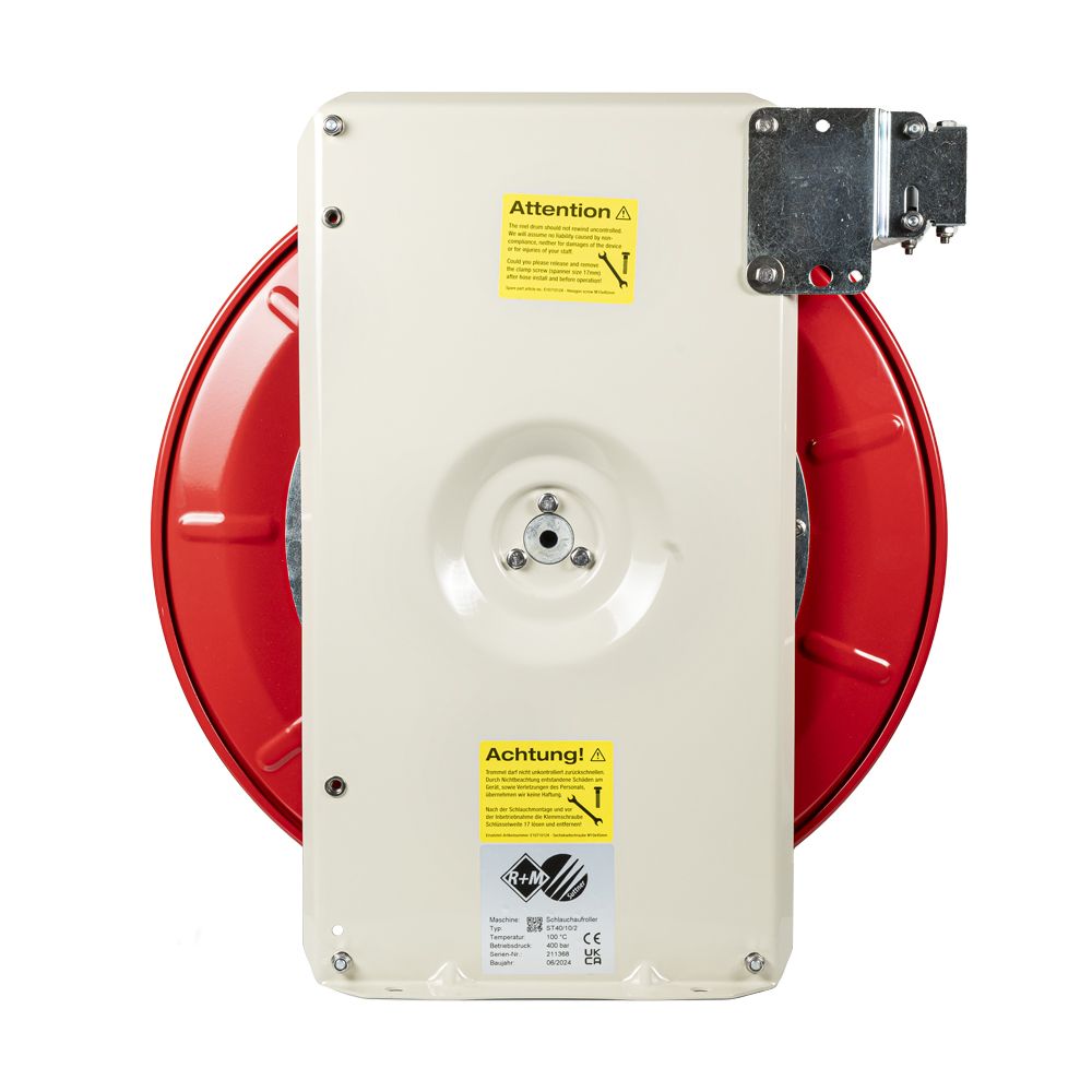 ST40 Powder Coated Automatic Hose Reel 40MTR 100BAR
