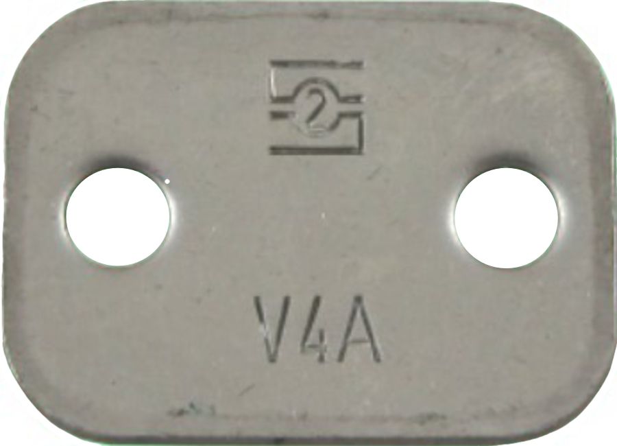 Zinc Plated Top Plate For 12 Mm Od Pipe
