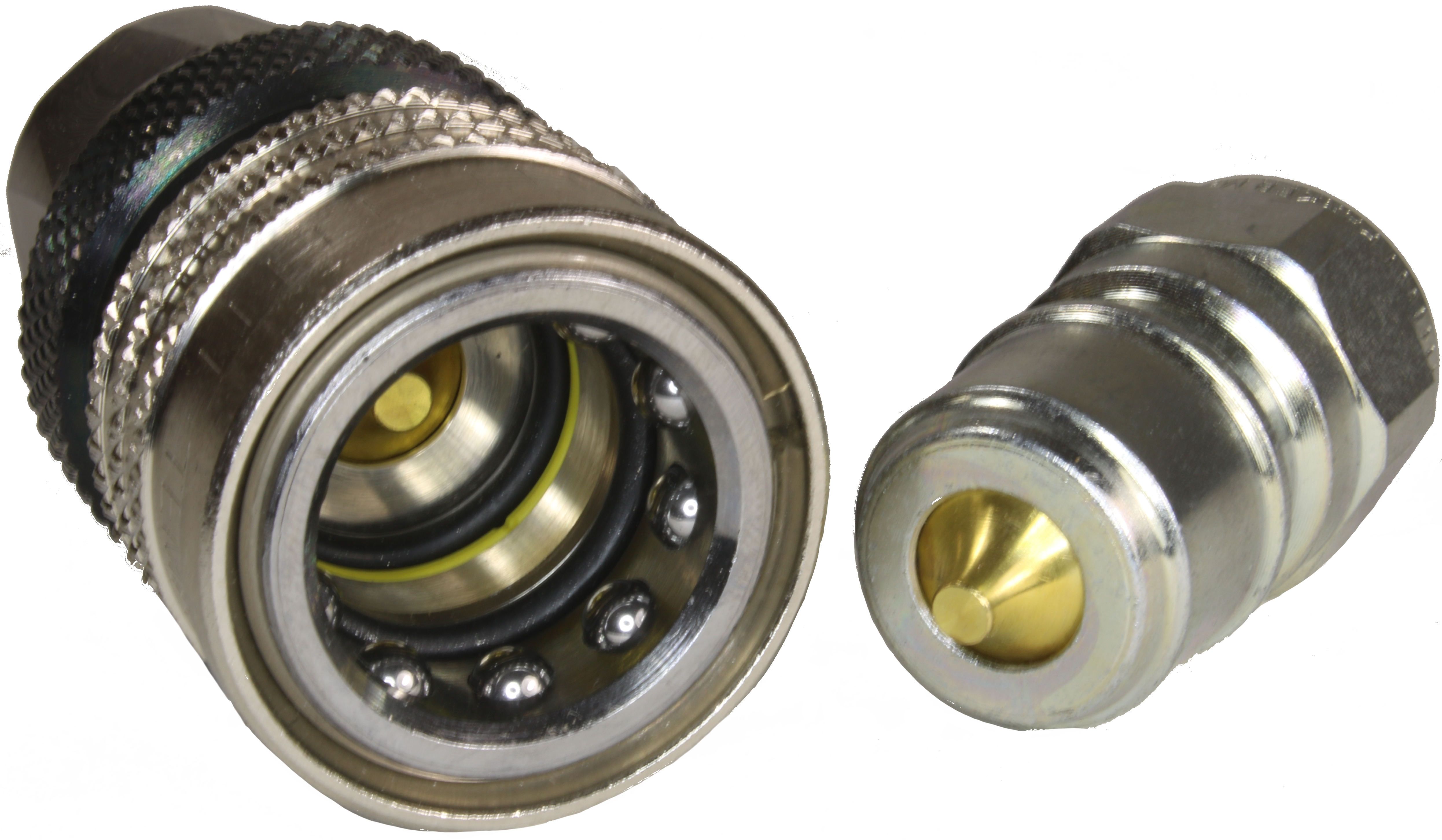 TEMA COUPLING COMPLETE 3/8", MALE AND FEMALE WITH NON RETURN VALVE