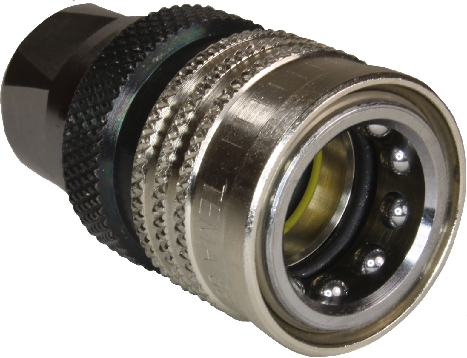 TEMA 350 bar quick release coupling with non return valves
