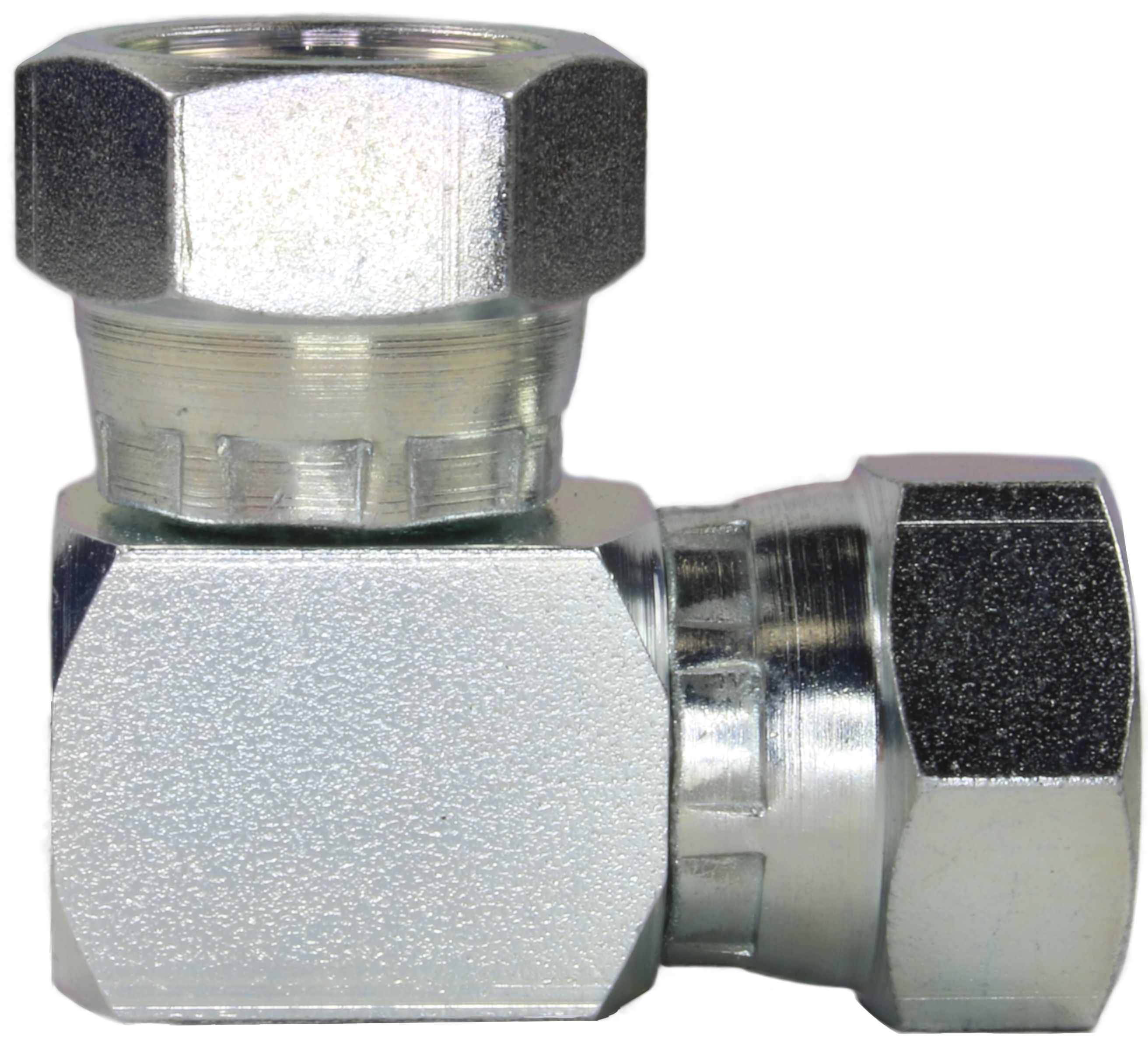 FEMALE TO FEMALE ZINC PLATED STEEL ELBOW-3/4"F to 3/4"F