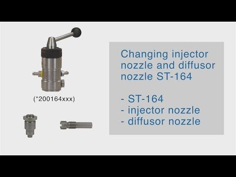 R+M / Suttner: Changing injector nozzle and diffusor nozzle ST-164