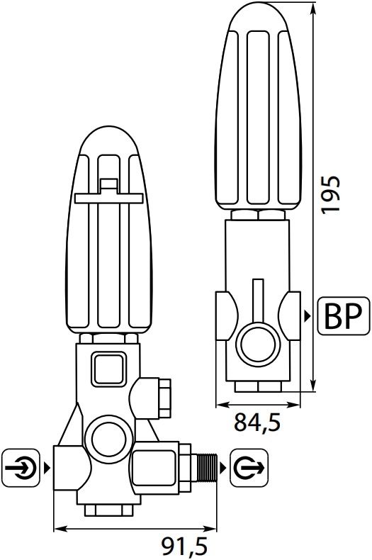 Interpump Unloader Valve H253 – image 2
