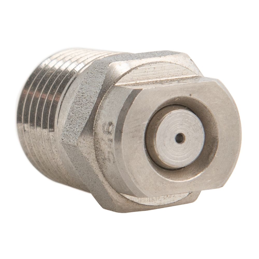 Lechler High Pressure Nozzle – 1/4" MEG, 0° Spray, Size 02 (Stainless Steel)