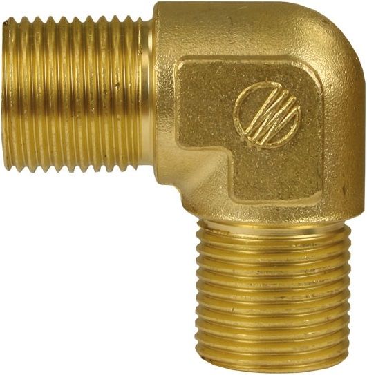 R+M Suttner Elbow Brass 1/4" M, 350 Bar – image 1