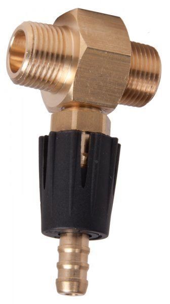 Adjustable Chemical Injector 3/8" M Brass Body 10–16 L/min for Pressure Washers
