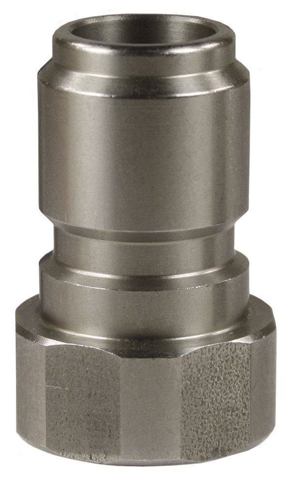 ST3100 Quick Coupling Plug ¼" Female (Ø17.8mm) – Hardened Stainless Steel | Food Grade