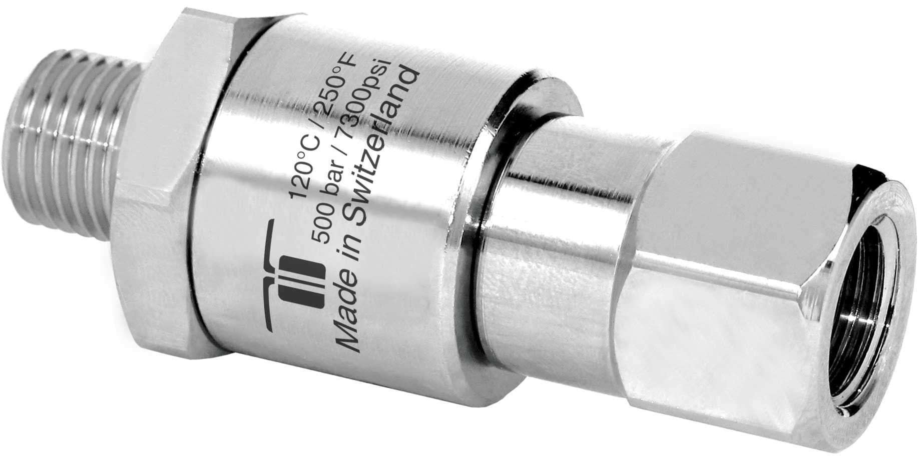 Mosmatic DGVI Swivel – 1/2" BSP M x 1/2" BSP F, 500 Bar