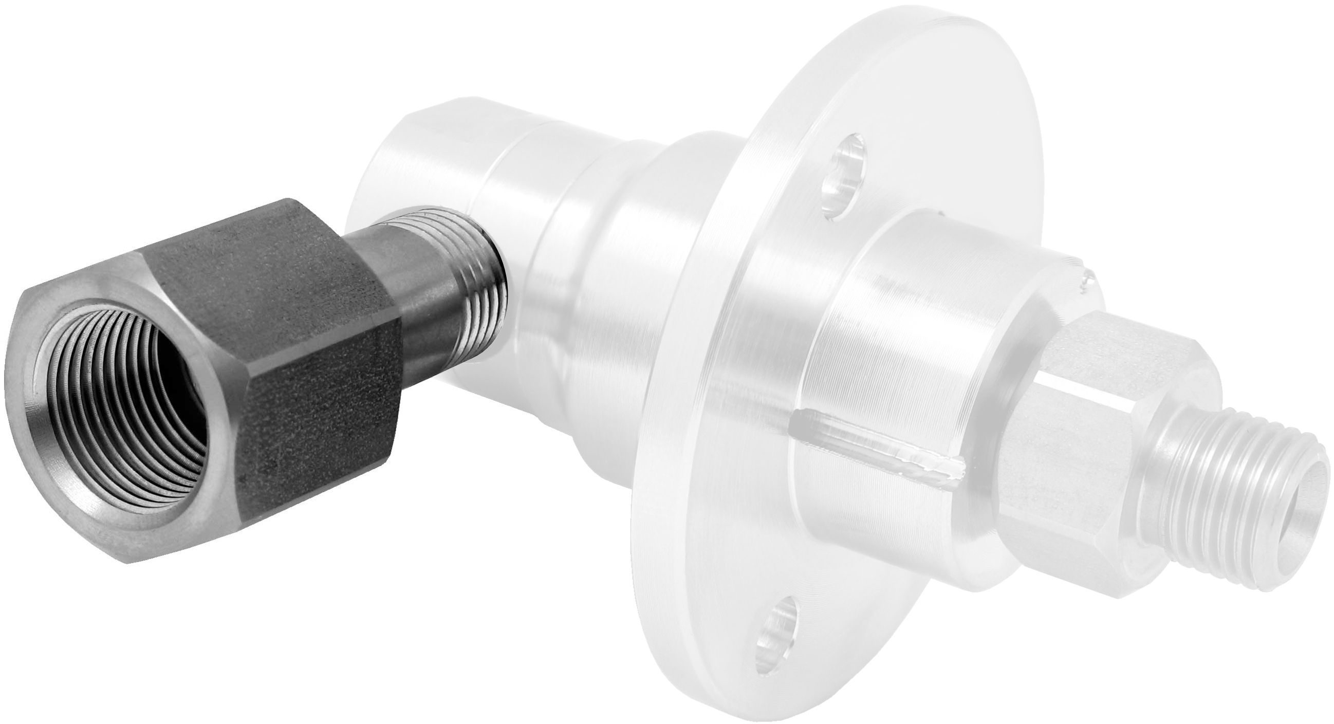 Female to Male Stainless Steel Swivel Adaptor-1/4" F to 1/4" M (Mosmatic)