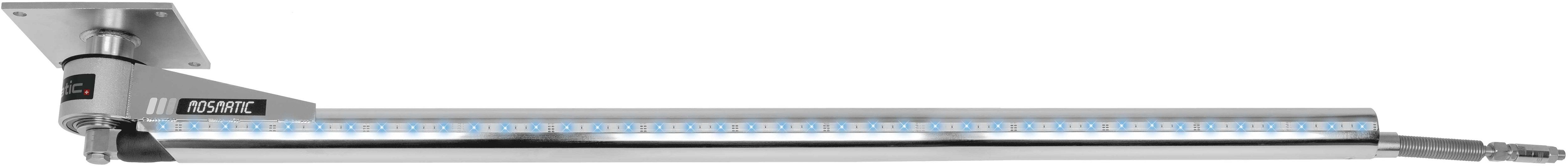 Mosmatic Car Wash Boom 1750mm with L.E.D. Lights, Ceiling mounted
