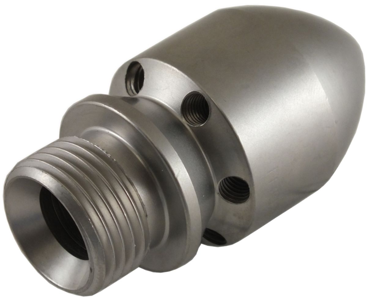 ST49 Sewer Nozzle, 1/2" Male, With 6 Rear Jets