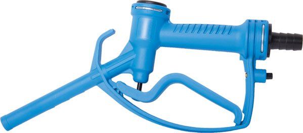 PMP90 AdBlue filler gun high flow 90 Lpm trigger nozzle with hose barb inlet