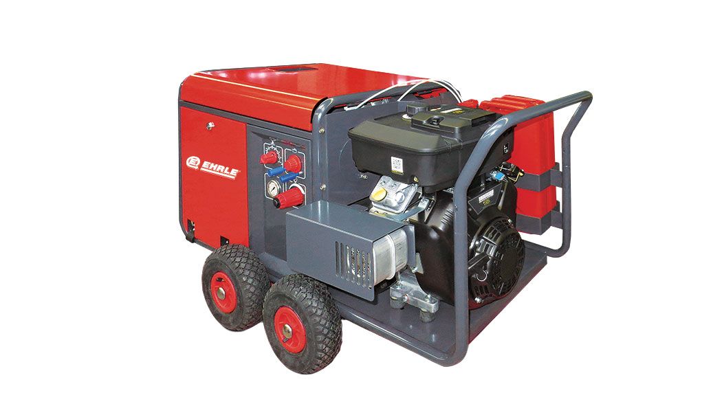 Ehrle HDB1540 Standard Petrol Hot Water Pressure Washer – 280 Bar – 16.7 LPM – Electric Start