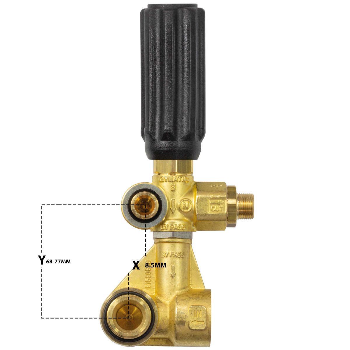 Annovi Reverberi Gymatic 3B unloader valve for XW pumps