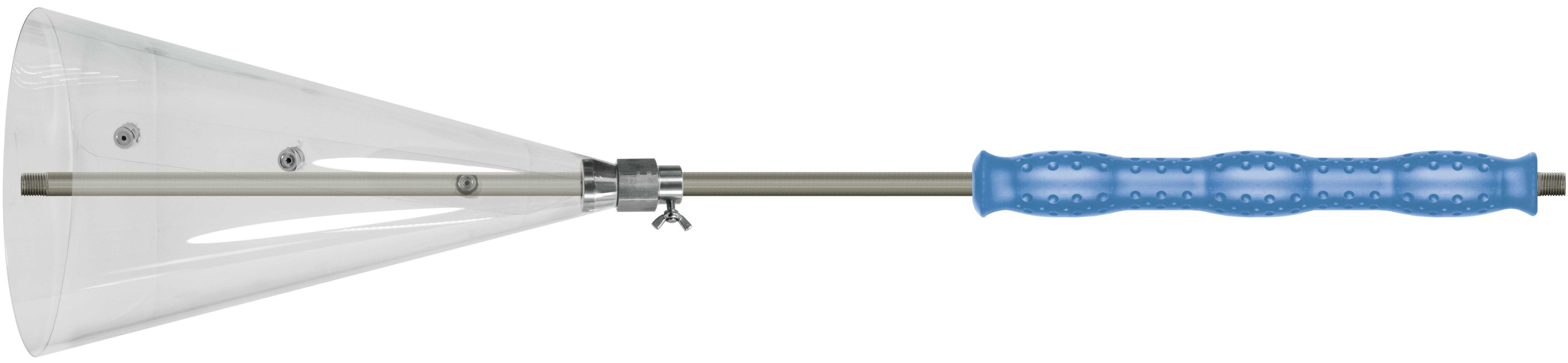 ST29 insulated pressure washer lance 900mm blue with adjustable splash guard