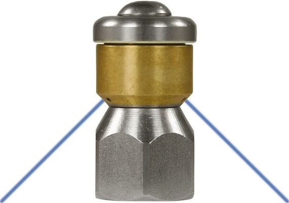 ST49.1 Rotating Sewer Nozzle 1/4" F 15 3x1.00 – image 3