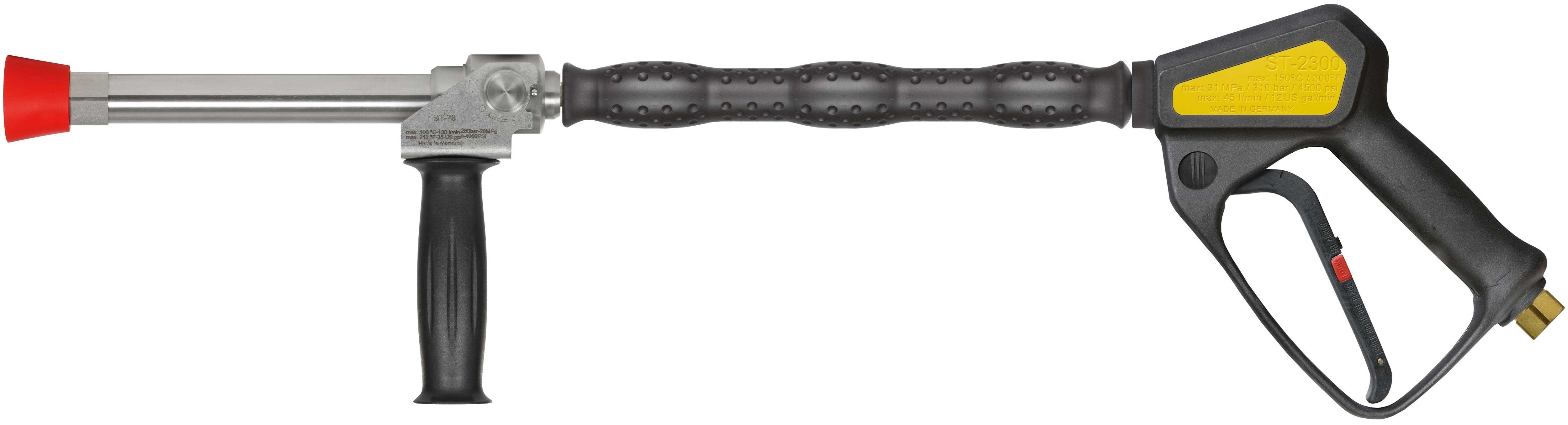 R+M Suttner Longcast Lance with Insulated Handle, 850mm, 3/8" F, with ST2300 Gun, 280 Bar
