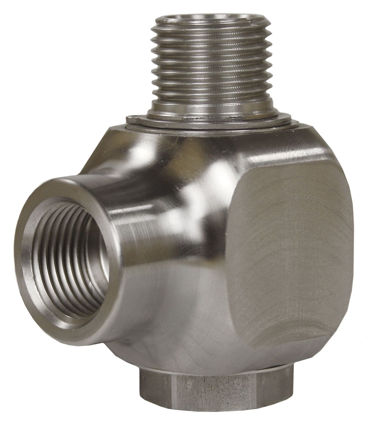 R+M Suttner ST322 Swivel Elbow SS 1/2" F x 1/2" M, 300 Bar