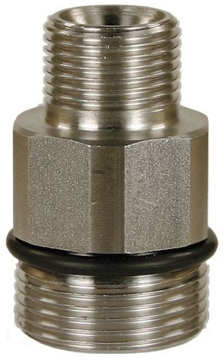 Male to Male Stainless Steel Quick Screw Nipple Adaptor ST741-M24 M to 3/8" M