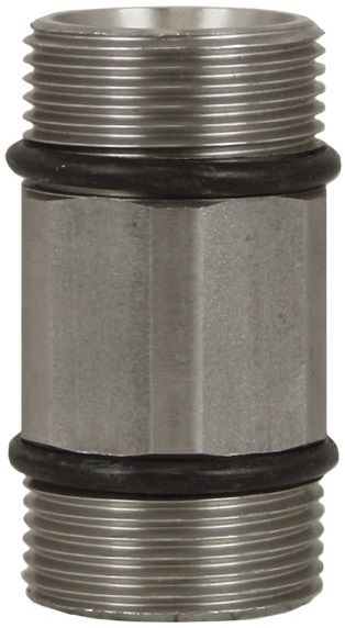 Male to Male Stainless Steel Hose Connector Adaptor-M24 M to M24 M (700 Bar) – image 1