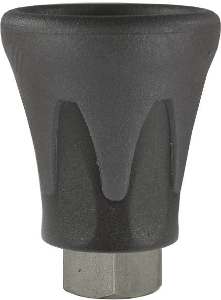 Suttner ST10 Nozzle Protector – 1/4" BSP F x 1/4" BSP F, Zinc Plated Steel, 400 Bar, Black