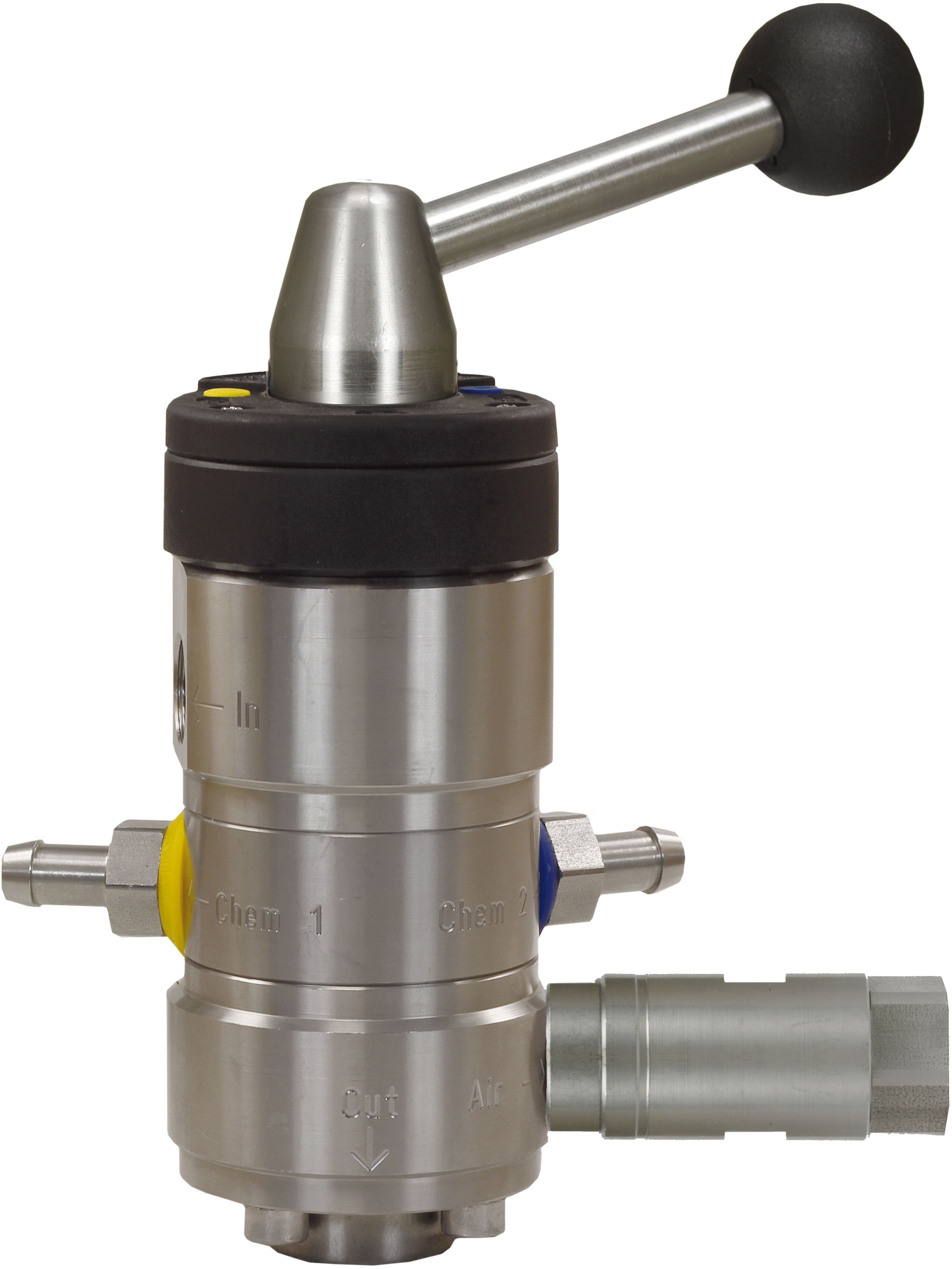 R+M Suttner ST-164 Injector with Double Check Air Module, 350 Bar, 1/4" F x 1/2" F