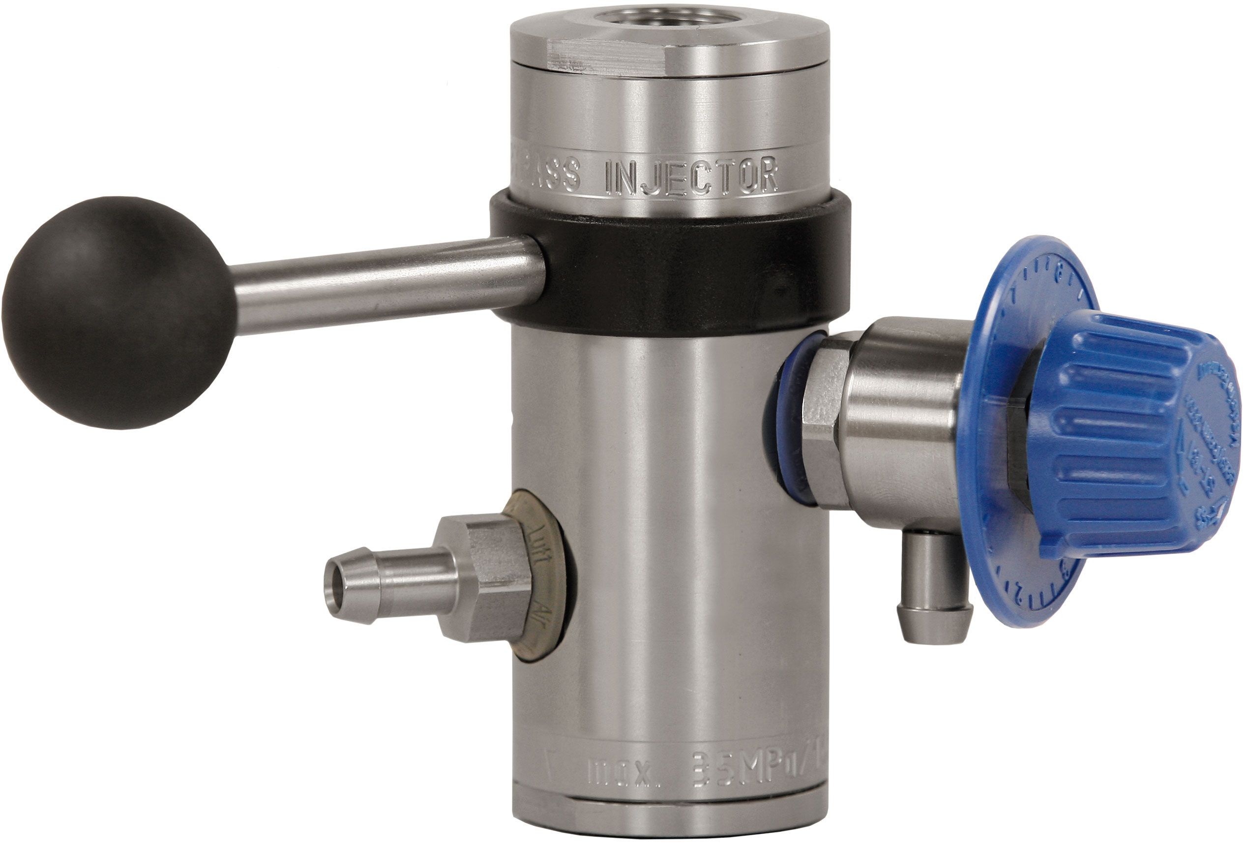 R+M Suttner 350 BAR bypass injector ST-168, with compressed air module and Metering Valve -2.0mm