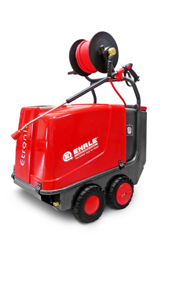 Ehrle HD923 UK Premium Hot Pressure Washer, 100 Bar, 14 LPM, with 20m Hose Reel