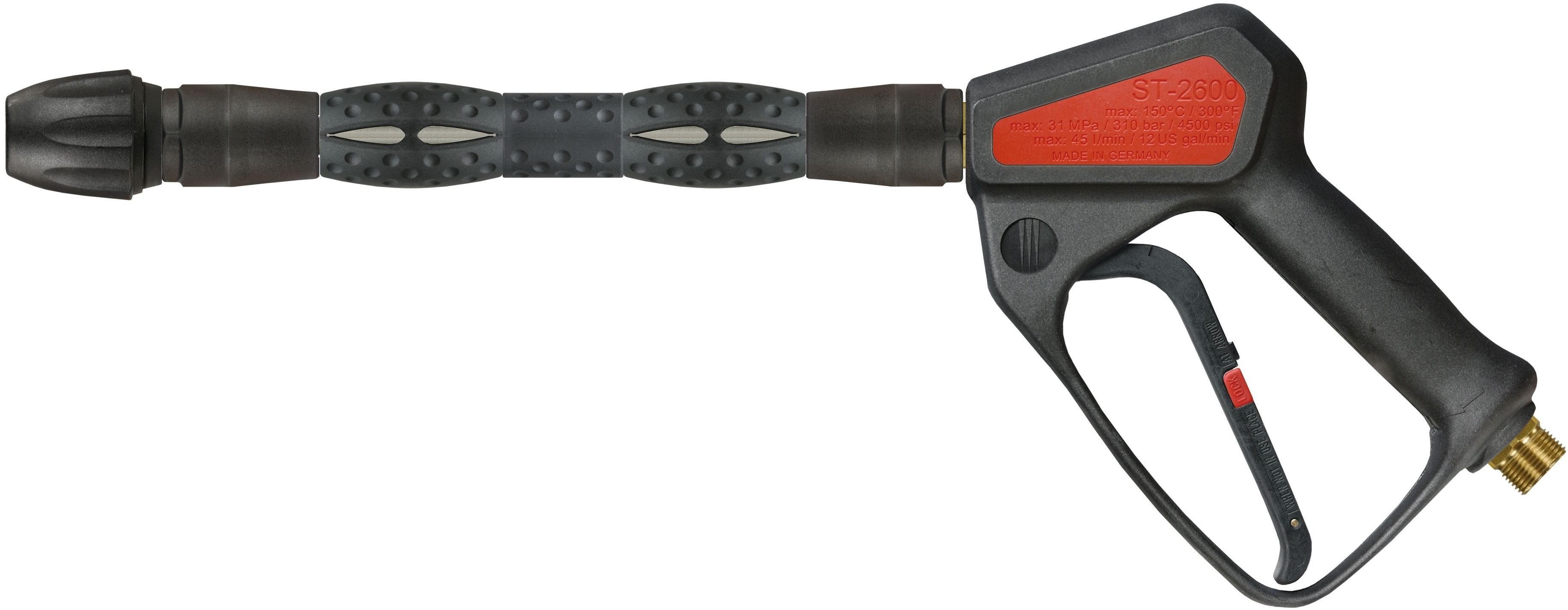 ST2600 Wash Gun with 260mm ST9.1 Extension M22 M Inlet