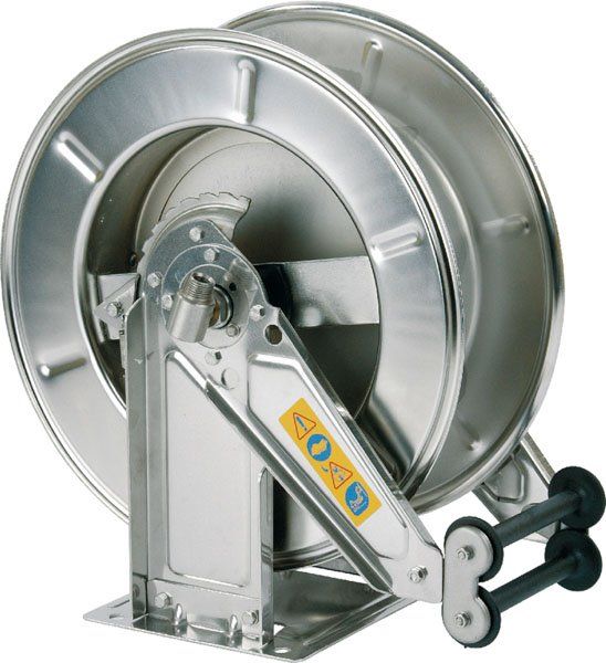 RAMEX AV1100 Stainless Steel Retractable Pressure Washer Hose Reel (20m, 3/8”)
