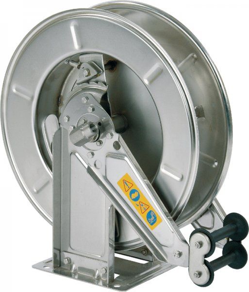 VX Series stainless steel retractable pressure washer hose reel