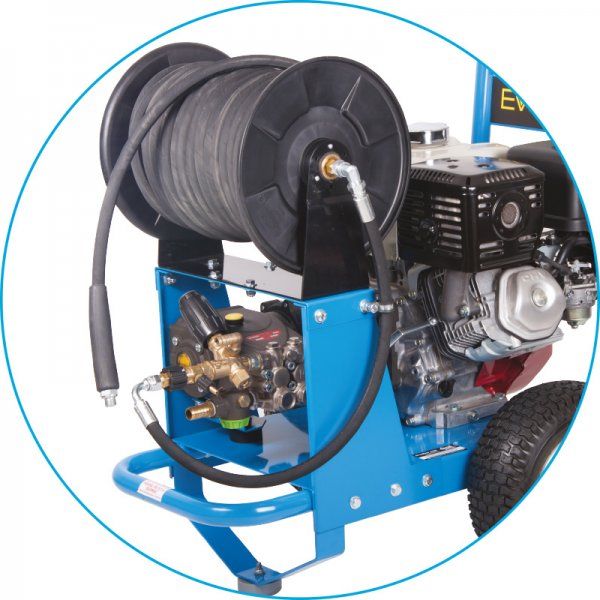 Large Trolley Hose Reel Kit For Pressure Washer