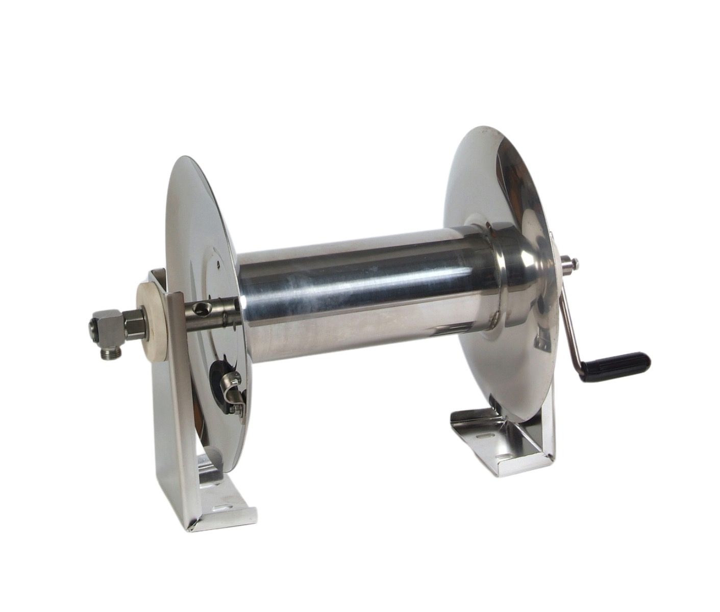 High Pressure Manual Hose Reel, Stainless Steel, 40m
