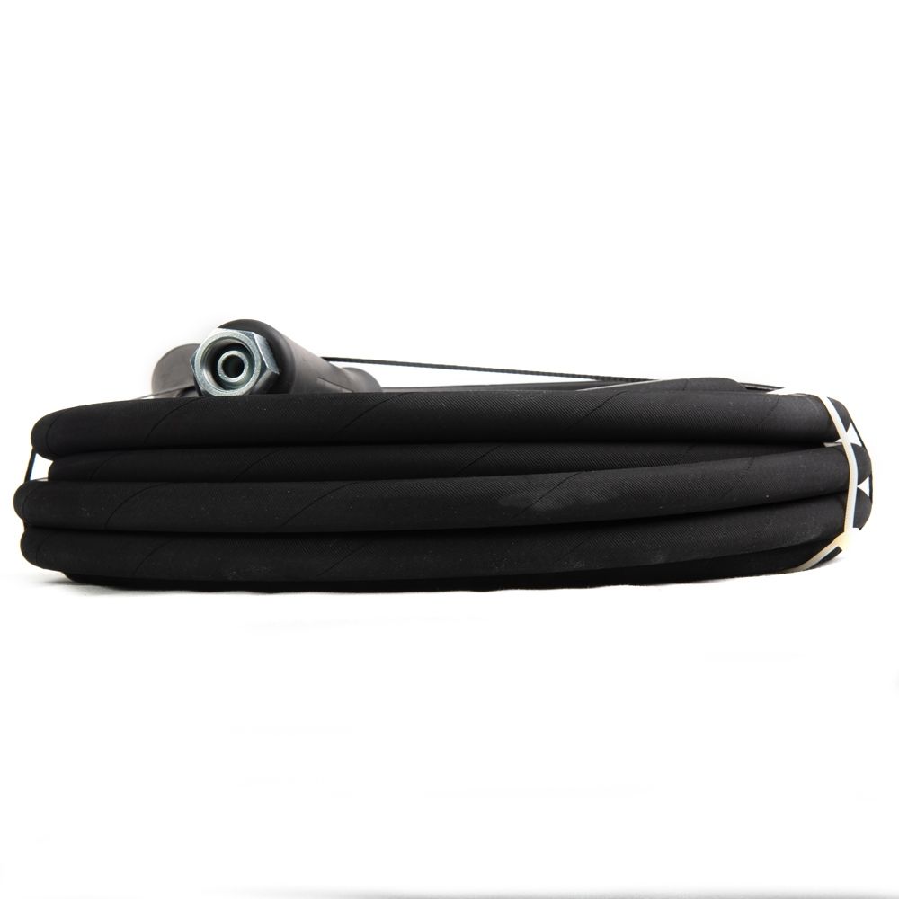 Black 10m high pressure hose – DN8 – 210 bar