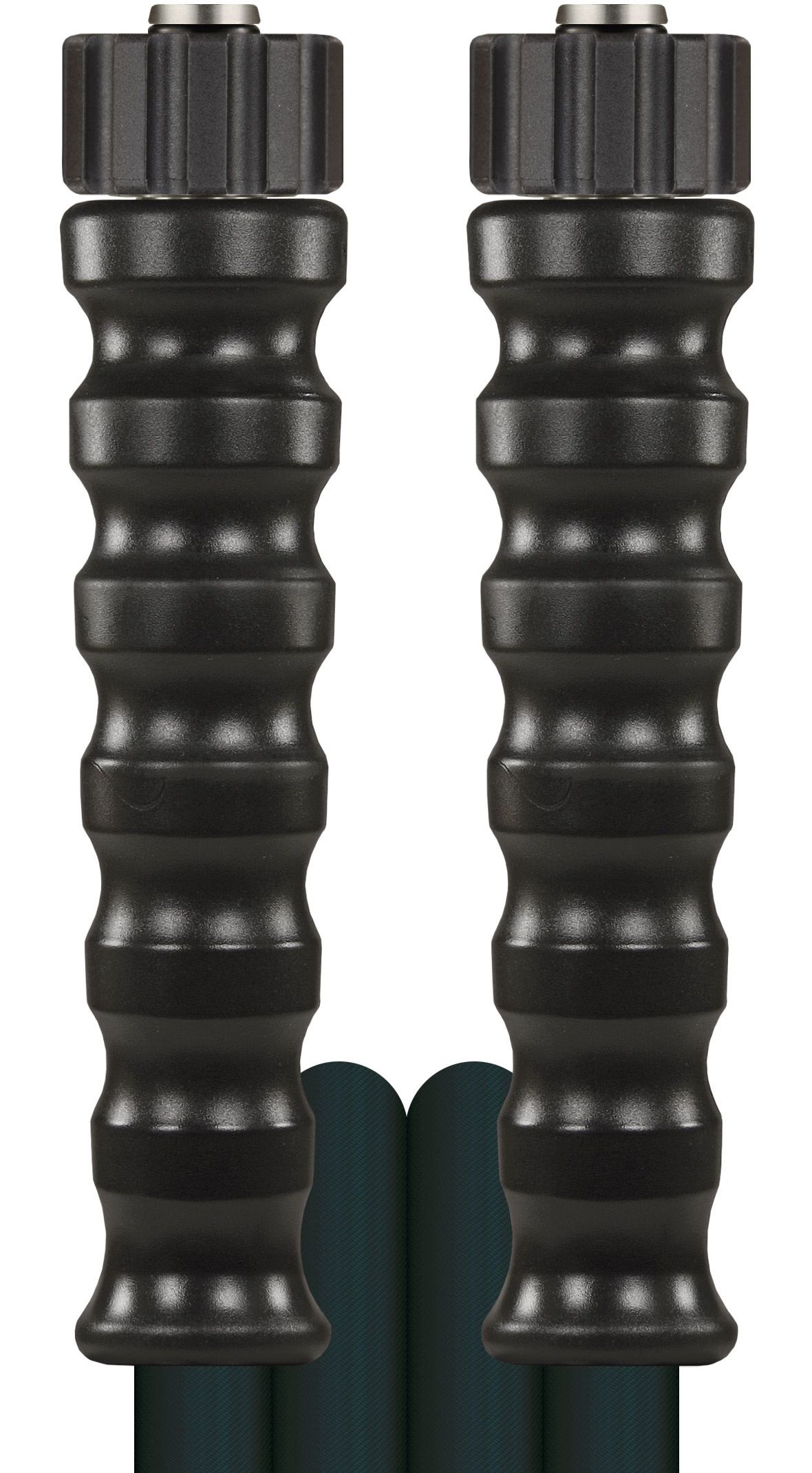 Black 30m High Pressure Hose, 500 Bar, DN10, M22 F x M22 F, Wrapped