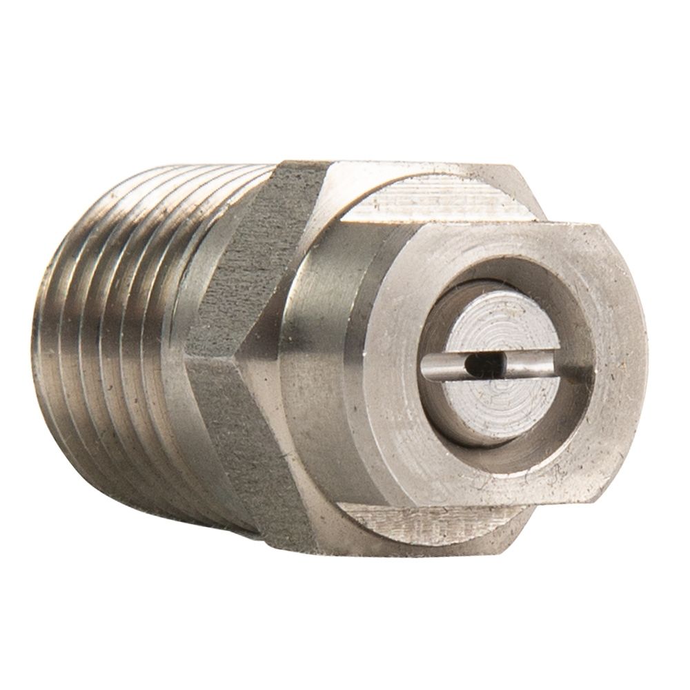 Lechler High Pressure Nozzle – 1/4" MEG, 40° Spray, Size 045 (Stainless Steel)