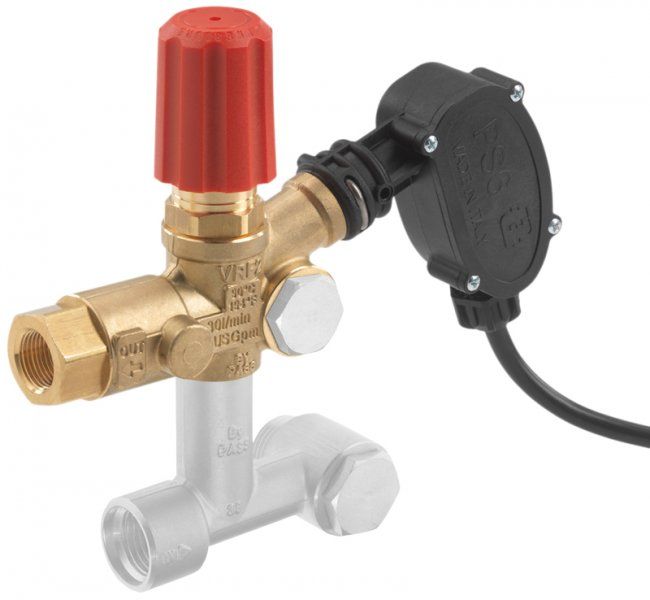 Interpump VRF2 Unloader Valve 220BAR with PS6 Switch for Ehrle Pressure Washers